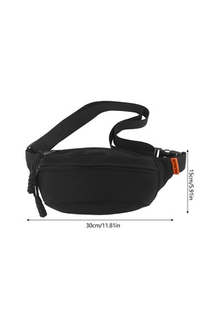 Dongxiaojie Fanny Pack Erkekler Kadınlar Günlük Eller Serbest Cüzdan Bel Pack Telefon Çantası Spor Festivali Egzersiz Black