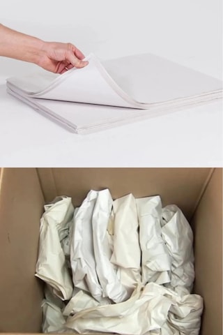 Gazete Beyazı Bardak Sarma Taşınma Paketleme Kağıdı 30 X 40 20 Adet
