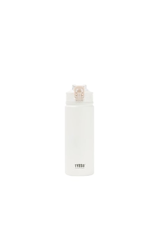 Tyeso Active Color Vakumlu Termos Paslanmaz Çelik Pipetli 600 ML Beyaz