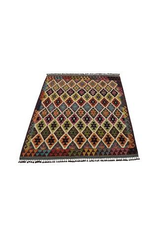 Zehra Abla Halı Yeni El Dokuma Çok Renkli Cerit Yörükleri Meşhed İran Yün Kilim 7013 Çok Renkli