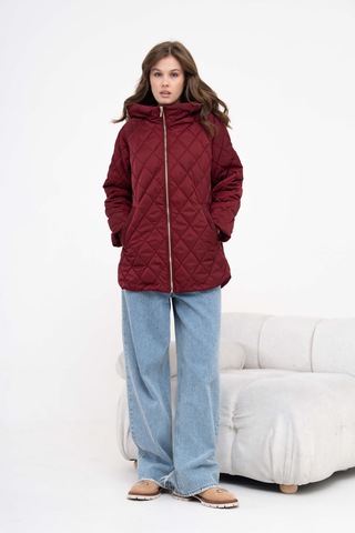 FTZ Women Ftz Kadın Kapitone Kaban Bordo 30966 Bordo