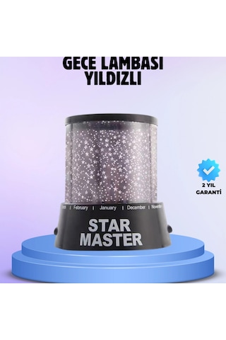 Renk Değiştiren Galaxy Efektli Led Yıldız Projektör Renkli
