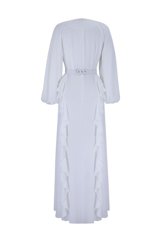 Senna Petunıa Dress Ekru Ekru