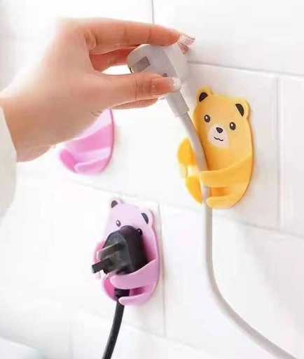 Ayıcık Desenli Çok Amaçlı 4 Lü Fiş Tutucu 4741