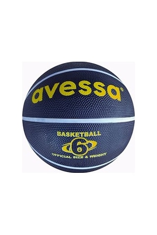 Avessa Kauçuk Yüzey Basketbol Topu Siyah No: 5