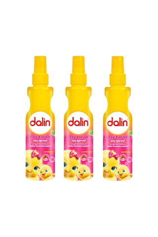 Dalin Badem Özlü Kolay Tarama Saç Spreyi 200 ML 3 Adet