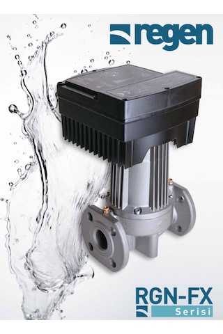Regen Rgn 65 Fx 22 Watt Frekans Konvertörlü Sirkülasyon Pompası Dn 65 45 M3 Debi - 15 Mss Basınç