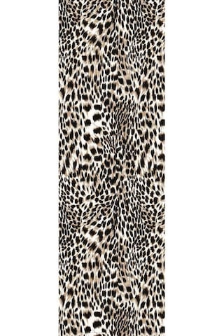Bej Leoparlı Desen Premium Masa Örtüsü Runner Rnr050n11