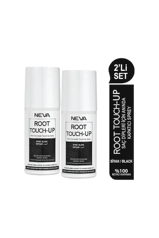 Neva Root Touch-up 2'li Set Siyah Saç Dipleri İçin Anında Kapatıcı Sprey 75ml Neva Root Touch-up 2'li Set Siyah Saç Dipleri İçin Anında Kapatıcı Sprey 75ml