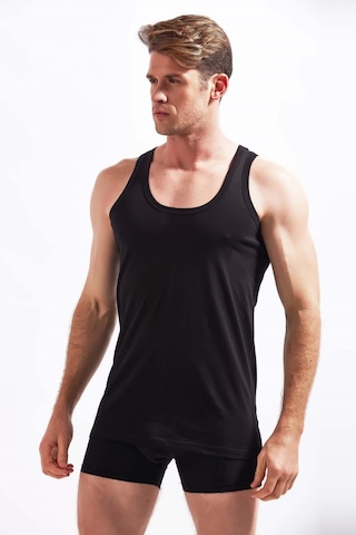 Josejuan 3'lü Erkek Atlet %100 Pamuk Suprem 3300-siyah - Beyaz - Gri Melanj