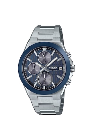 Casio Efs-s650d-2adf Güneş li Kronograf Erkek Kol Saati Metalik Gri
