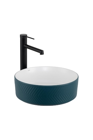 Lena E-W5002YB Tezgahüstü Lavabo Yeşil
