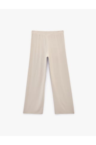 Koton Beli Lastikli Rahat Kalıp Modal Pijama Altı Gri 6slk40008mk