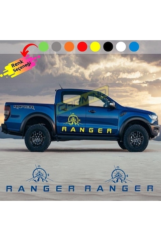 Ford Ranger Pusula Off Road Oto Sticker Set