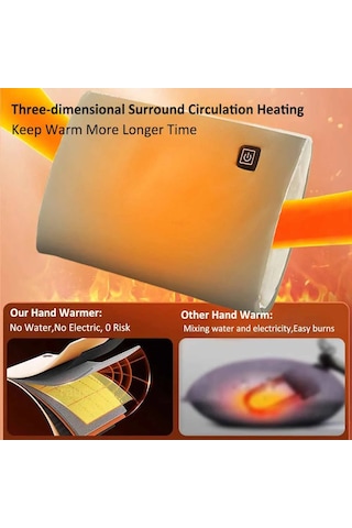 Şarj Edilebilir Elektrikli El Isıtıcı Usb Isıtma Pedi 3 Seviyeli