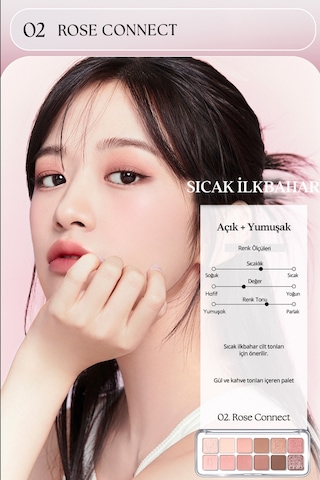 Clio Pro Eye Palette Air 02 Rose Connect