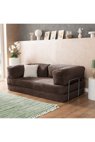 Argimo Godila Çok Amaçlı Sofa Çift Kişilik Yatak Koltuk Kahve