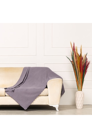 Antrasit FümeDokuma Kadife Şönil Düz Kumaş Çift Taraflı Koltuk Şa