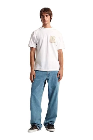 Vans Stretch Stack Crackle Ss Tee Erkek Beyaz T-shirt - Vn000swe