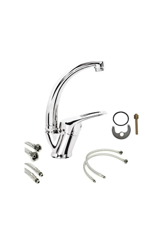 Armilla Mix Kuğu Banyo Lavabo Musluğu Çeşmesi Lavabo Bataryası