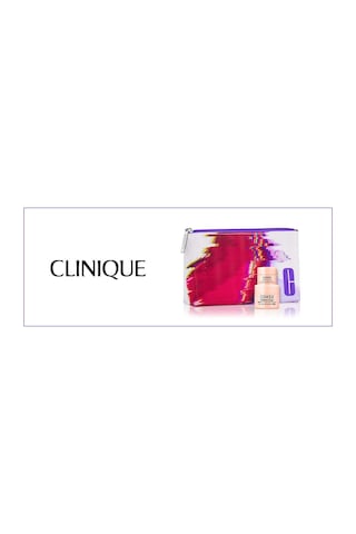 Clinique Makyaj Çantası + Göz Kremi + Nemlendirici Krem
