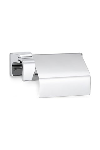 Alper Banyo F1 Model Lüx Krom Kapaklı Tuvalet Kağıdı Askısı, Montajlı Metal Wc Kağıtlık, Parlak Krom Banyo Aksesuarı, Duvara Vidalı Tuvalet Kağıtlığı, 16.5 x 12.2 x 11.2 CM