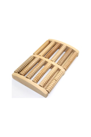 10 Adet Ahşap Ayak Masaj Aleti Tam Ahşap Tasarım, Ayak Masajı İçin 30x18 Cm, Model Alk1207, Foot Massager