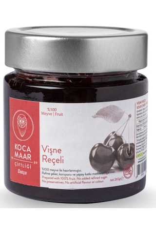 Kocamaar Çiftliği Vişne Reçeli Rafine Şeker İlavesi 265 G