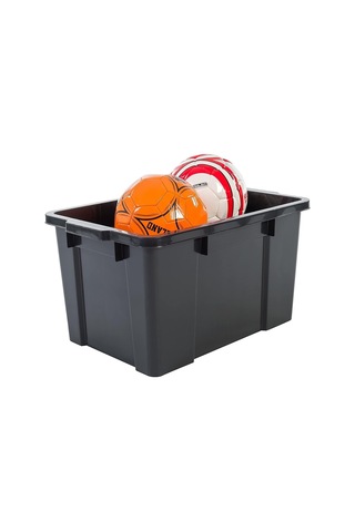3'lü Set Saklama Kutuları 'power Box', Sk-450, Geçmeli Kilitli, Plastik, Siyah, 50 L, 59 X 38,5 X 32 Cm Çok Renkli