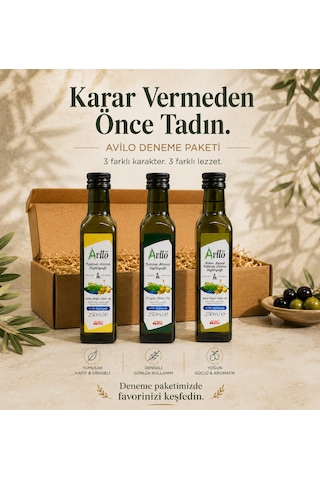 Avilo Zeytinyağı Deneme Seti 3 x 250 ML