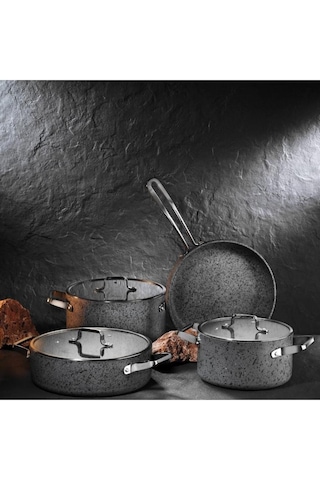 Brioni Stone-h 7 Parça Tencere Seti Sh11101