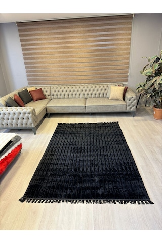 Aries Home Tavşan Tüyü Yumuşak Keçeleşmez Kaymaz Dekoratif Bella İthal Kalite Post Halı K
