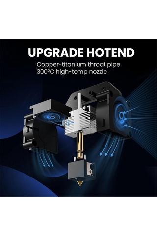 Nayomiglow Neptune 4/4 Pro 3d Yazıcı İçin Hotend Kiti, Nozullu Tamamen Monte Edilmiş Tüm Metal Hotend, Resmi 3d Yazıcı Aksesuarları
