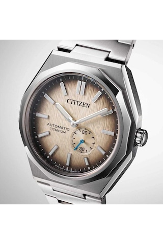 Citizen Zenshin 60 Super Titanium Small Seconds - Copper Nk5020-58p Otomatik Erkek Kol Saati Çok Renkli