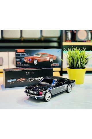 Wster WS-1967BT Ford Mustang GT 1967 Model Araba 10 W FM Radyo Bluetooth Hoparlör