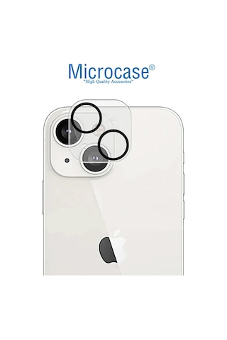 Apple Uyumlu iPhone 14 / 14 Plus 3D Kamera Camı Lens Koruyucu Night DELUX