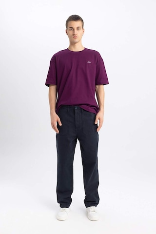 DeFacto Gabardin Pantolon Baggy Fit Bol Rahat Kesim Cepli Düz Paça B4762AX24SPNV239