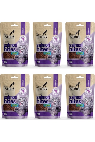 Cat Solmon Bites 6x60gr. Somonlu, Kedi Ödül Maması