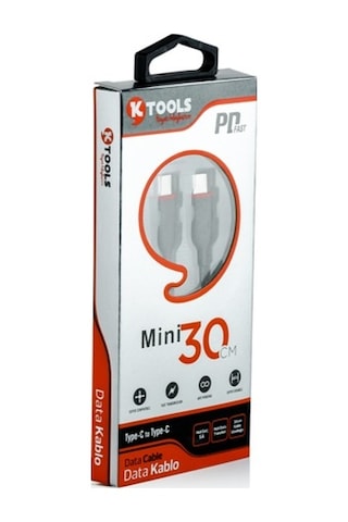 Ktools Mını30 Pd 30 Cm Usb - C Type C Data Kablo