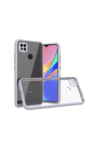 Xiaomi Redmi 9c Kılıf Zore Kaff Kapak Mor