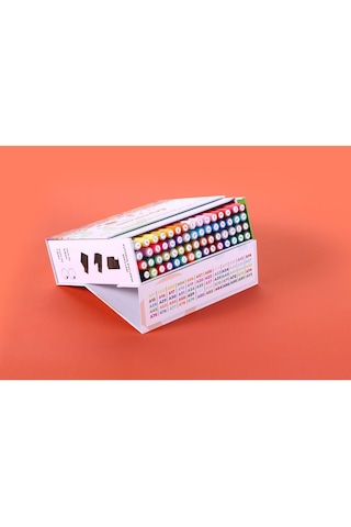 Platube 60'li Brush Pen Çift Taraf Marker Kalem Seti Bullet Jurnal Mandala Eskiz Boyama Seti