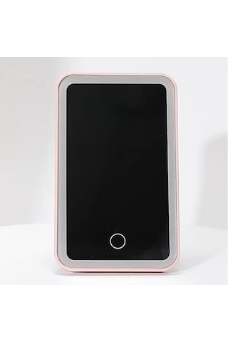 Vkemall Araba Güneşlikli Makyaj Aynası Led Işıklar 3 Modlu Kısılabilir Dokunmatik Ekran