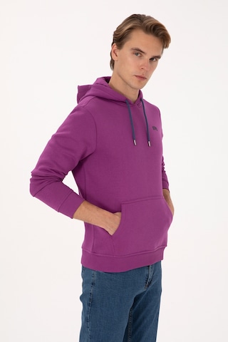 U.s. Polo Assn. Erkek Menekşe Sweatshirt 50295176-vr037 Menekse