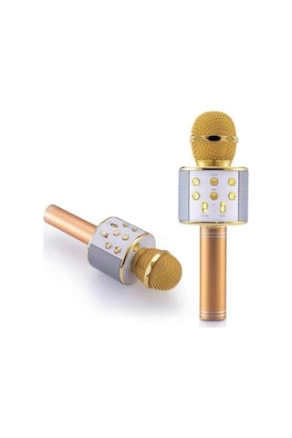 Northcity Karaoke Mikrofon Dahili Hoparlör Bluetooth Usb Aux Sd Kart Girişli