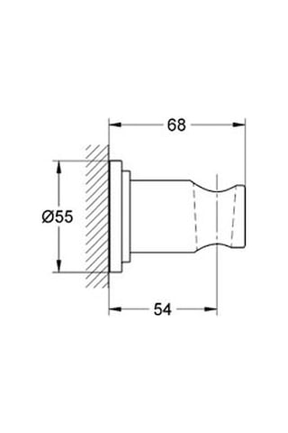 Grohe Sena El Duşu Askısı - 28690000. Çok Renkli