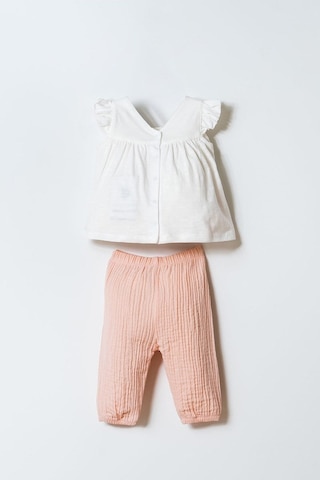 U.S. Polo Assn. U.s. Polo Assn Kız Bebek 2'li Takım Pudra-2521