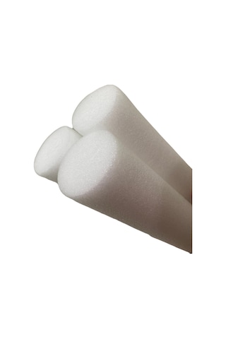 Kalın Deniz ve Havuz Makarnası, Köpük Sosis, BEYAZ 1 adet Beyaz