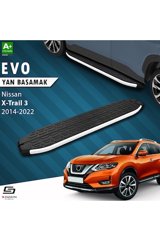 S-dizayn Nissan X-trail T32 Evo Aluminyum Yan Basamak 183 Cm 2014 Üzeri