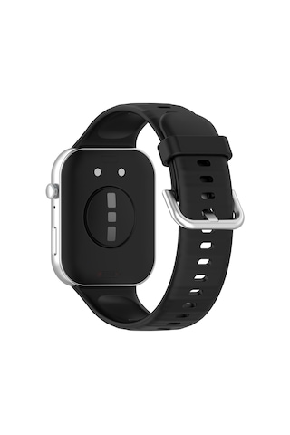 Huawei Watch Fit 4 Fit 4 Pro İle Uyumlu Metal Tokalı Silikon Kordon