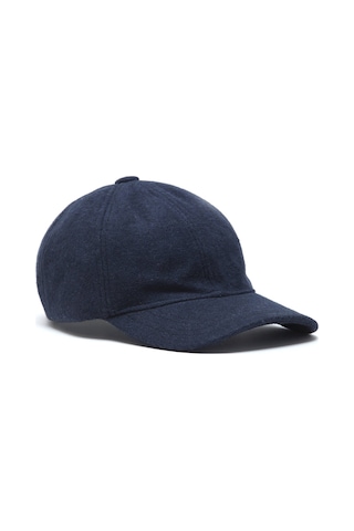 Kip Lacivert %73 Polyester ,%27 Yün Sapka Lacivert